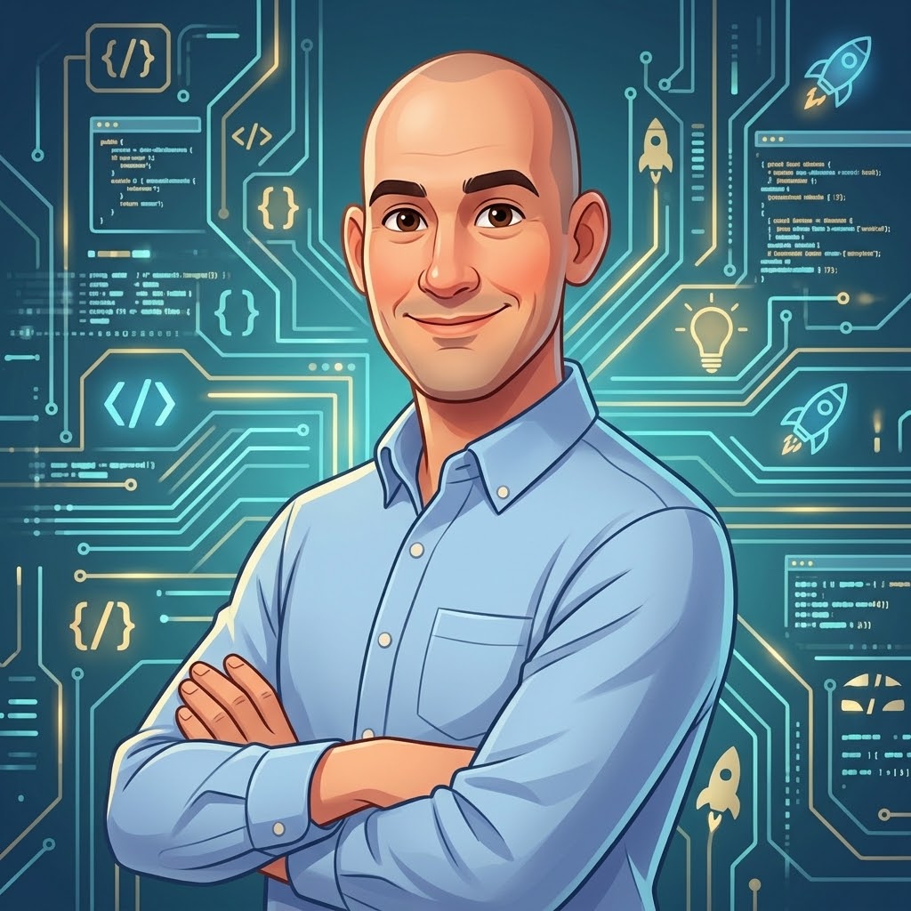 Illustrated avatar of ILDAR, Cloud Expert